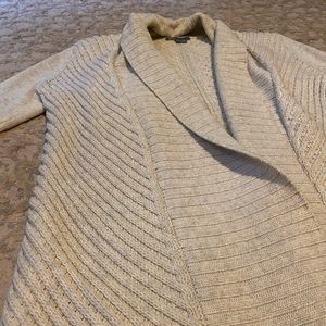 LAST CHANCE! Vince Yak Wool Cream Open Sweater Cardigan